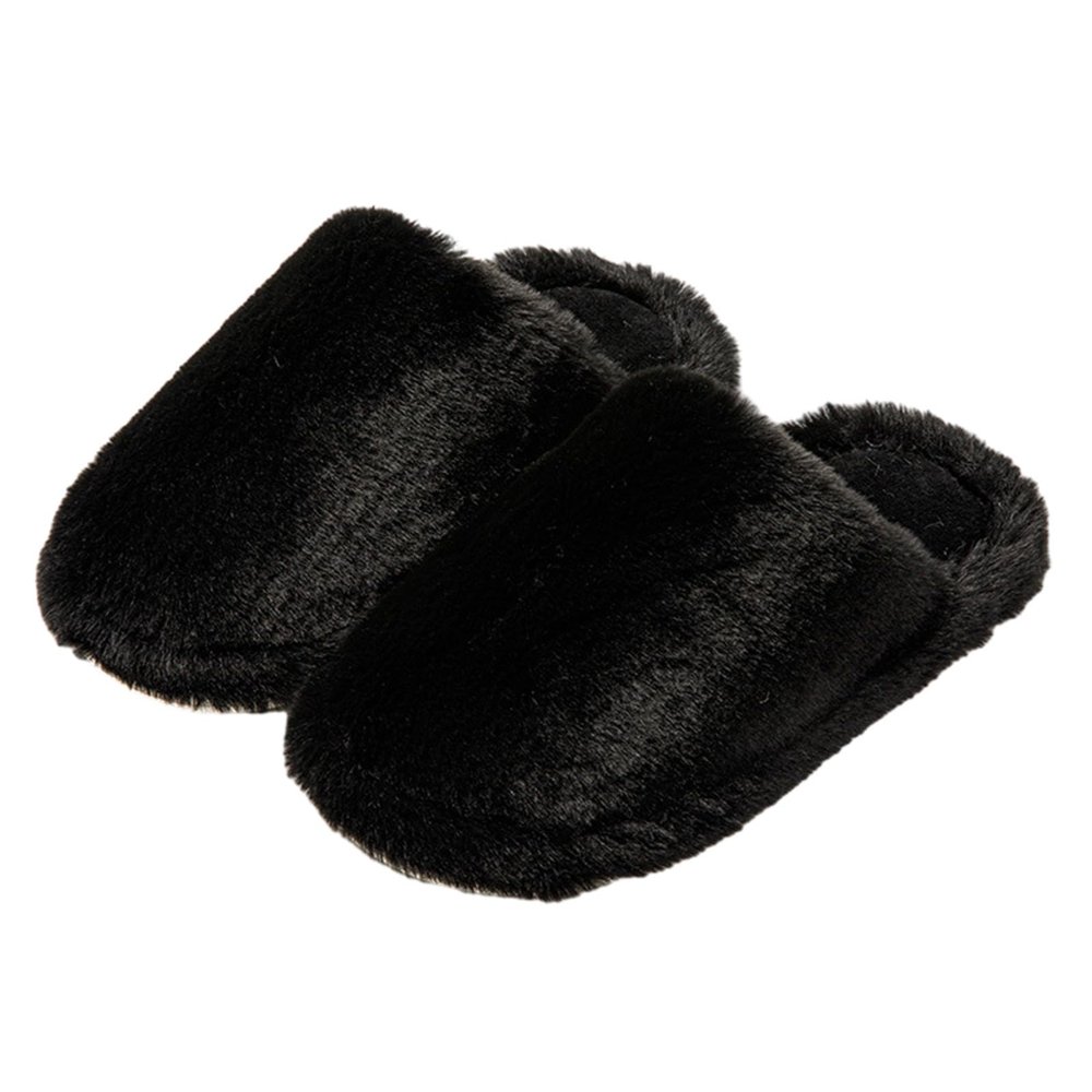Ctreela Flat Slide for Women Fluffy Cozy Slippers Fuzzy Warm Spa Comfy House Shoes Sandals Indoor Slip On Slipper Non-Slip