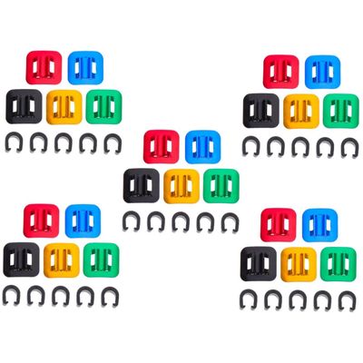 BESPORTBLE 30pcs Cable Clamp for Bike Shifting Tube Holder Guide Clips Adhesive Cord Clips for Derailleur and Brake Cables Smooth Design for Easy Installation and Use
