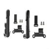 Portable Bicycle Tire Pump, Cycle Frame Hand Pump with Air Gauge Presta Durable Material 120 PSI Capacity (1*Bicycle Pump,2*Screw, 2*Velcro Straps, 2*Side Mount) view 2