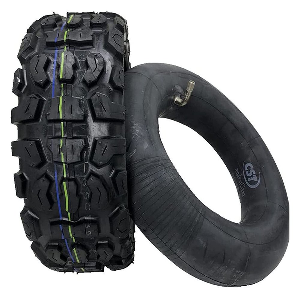 Wheels Electric Scooter Outer Tire Inner Tube 11-inch Mountain Off-Road Inflatable Inner and Outer Tires Tyre Replacement 90/65-6.5 Thick Non-Slip