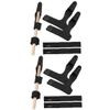 BESPORTBLE 2sets Fishing Rod Cover Pole Sleeves Fastener Strap Diving Material Elastic Rod Protector 2pcs*2 view 1