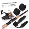BESPORTBLE 2sets Fishing Rod Cover Pole Sleeves Fastener Strap Diving Material Elastic Rod Protector 2pcs*2 view 3