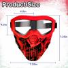 2 Pack Upgraded Tactical Mask with Goggles Compatible with Nerf Rival, Apollo, Zeus, Khaos, Atlas, & Artemis Blasters Rival Mask view 2