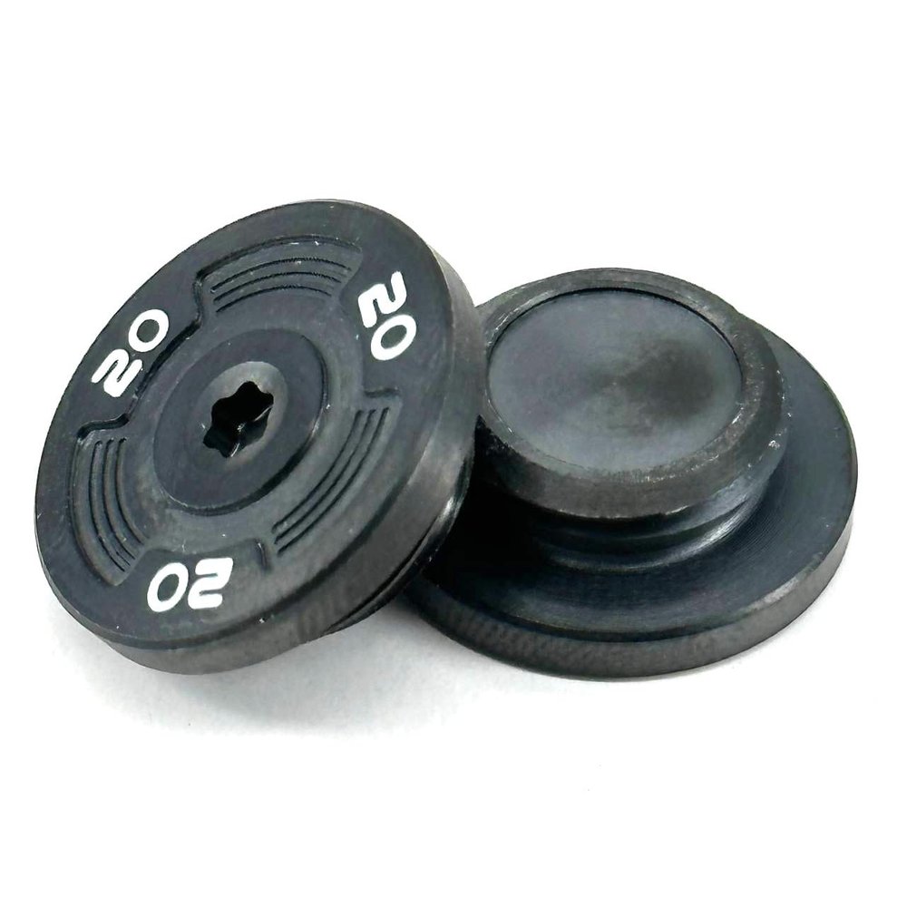 2pc Golf Weight Screw Compatible Fit for Taylormade TP Reserve TR B11 B13 M21 M27 M37 M47, Spider GTX Max Putter 2.5g/5g/7.5g/10g/12g/15g/17g/20g (Black, 2pc 17g)