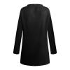 CHGBMOK White Denim Jacket Best Down Jacket Women Long Wool Coat Women Belted Ski Jacket Womens Black Puffer Jacket for Snow Area Cream Leather Jacket Packable Puffer Jackets Black Coat Jacket view 4
