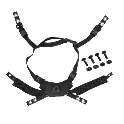 QANYEGN Helmet Chin Strap, Dial Suspension System, Chin Strap Helmet Aries for Fast, MICH, and Wendy Helmets (Black)