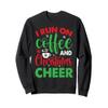 Retro Cute I Run On Coffee And Christmas Cheer Sweatshirt view 1