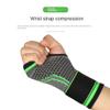 coonitac Outdoor Sports Adult Weightlifting Fitness Wrist Protectors Pressurized Breathable Palm Protectors Knitted Wrist Brace Wrist Sleeves (Green,Large) view 3