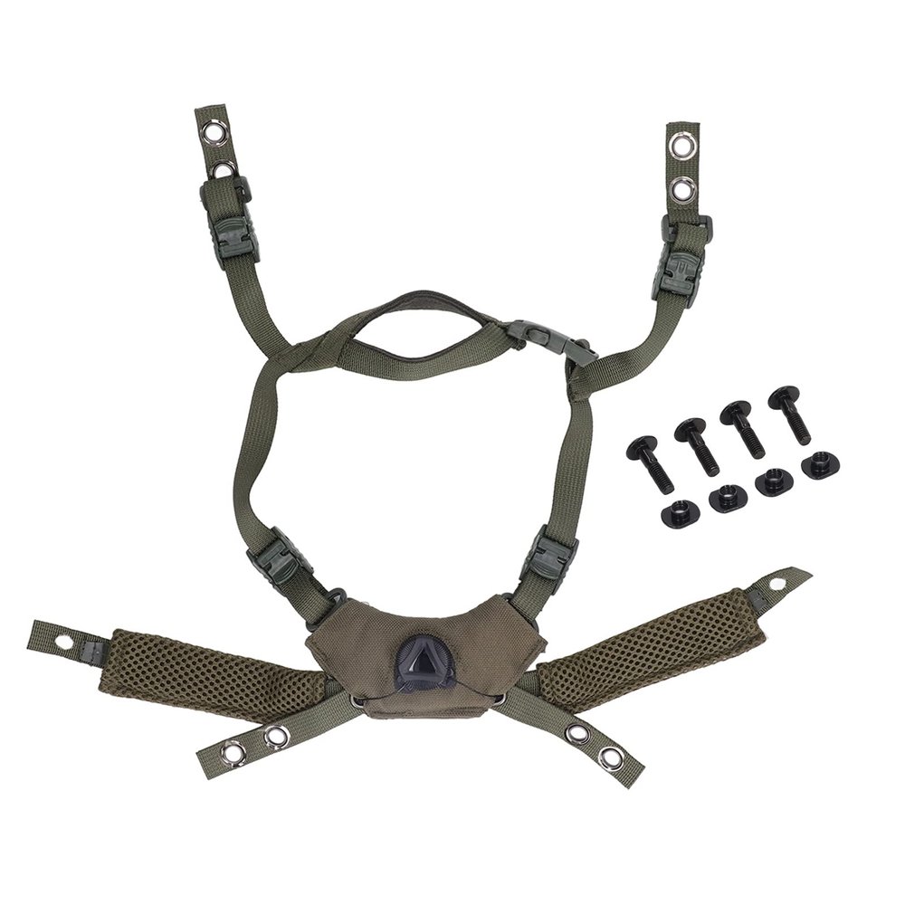 QANYEGN Helmet Chin Strap, Dial Suspension System, Chin Strap Helmet Aries for Fast, MICH, and Wendy Helmets (Military Green)