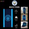 Character World Manchester City FC Official Towel | Super Soft Feel, Badge Football Club Design | Perfect The Home, Bath, Beach & Swimming Pool | One Size 75cm x 150cm | 100% Cotton view 2