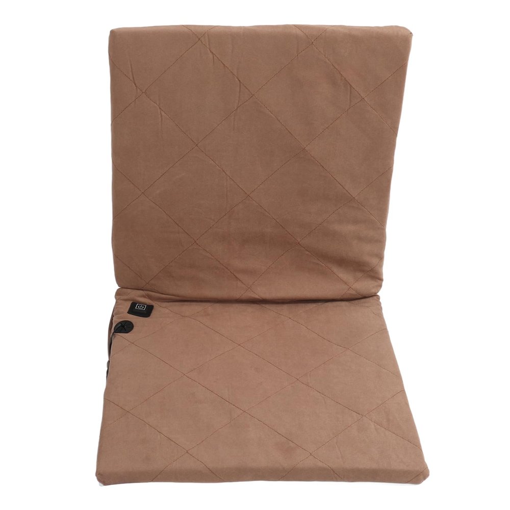 LAVEN Portable Heated Pillow, Folding Breathable Elastic Strap Heated Pillow Oxford Cloth for Camping for Beach (Khaki)