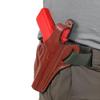Doruk Holster for Ruger Mark IV 22/45 Lite Owb Leather Gun Belt Holsters (Brown Right Hand) view 2
