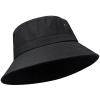 FASHIXD Large Bucket Hat, XL,XXL Black Bucket Hat for Women Large Head Fisherman Hats for Golf Summer Sun Hat (US, Alpha, XX-Large, Black) view 1