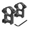 LONSEL 1'' Scope Rings, 2Pcs High Profile or 2Pcs Medium Profile 1 Inch Scope Mount Rings for Picatinny Rail (Single Screw - High Profile - 2 Pcs) view 2