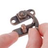 ELICNA 2Pcs Red Copper Box Lock Buckle, Jewelry Suitcase Buckle Clip, Vintage Furniture Hardware Hinge Accessories 29 * 33 Mm. view 3