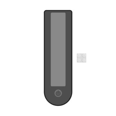 Silicone Dashboard Waterproof Protective Cover Case Compatible with XiaoMi Electric Scooter 4 Pro Display Screen Circuit Board Covers Parts (Color : Black)