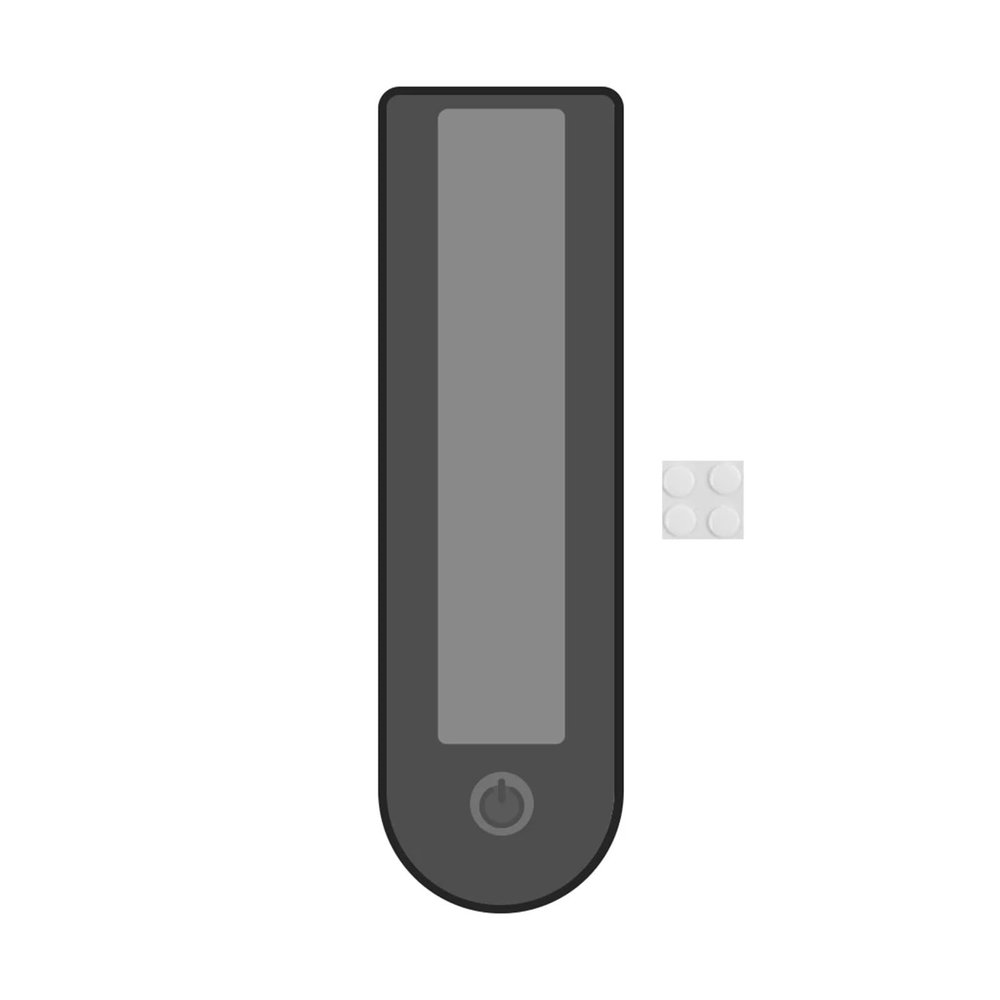 Silicone Dashboard Waterproof Protective Cover Case Compatible with XiaoMi Electric Scooter 4 Pro Display Screen Circuit Board Covers Parts (Color : Black)