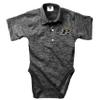 Wes and Willy Baby Sports Fan Polo Snap Suit Romper Infant Cloudy Yarn Golf Creeper (Purdue Boilermakers, 6M) view 1