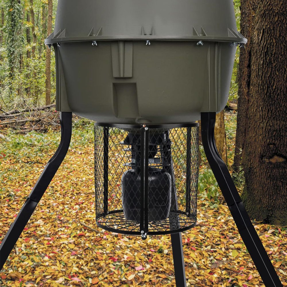 Varmint Cage Protector, Weatherproof Deer Feeder Guard, Outdoor Forest Protection, Keep Wildlife Critters Away