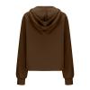 XUNRYAN Womens Fall Fashion Sweatshirts Long Sleeve Crew Neck Pullover Sweatshirt Casual Outfits 2023 Fall Clothes view 3