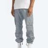 Cargo Pants for Men Baggy Big and Tall Linen Drawstring Sweatpants Casual Hiking Jogger Athletic Straight Pant Pocket Mens Workout Pants Loose fit Breathable Gray 5X view 3