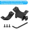 LONSEL 1'' Scope Rings, 2Pcs High Profile or 2Pcs Medium Profile 1 Inch Scope Mount Rings for Picatinny Rail (Single Screw - Low Profile - 2 Pcs) view 3