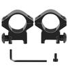 LONSEL 1'' Scope Rings, 2Pcs High Profile or 2Pcs Medium Profile 1 Inch Scope Mount Rings for Picatinny Rail (Single Screw - Low Profile - 2 Pcs) view 4