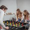 GYMAX 4 in 1 Multi Game Table, 49" Combo Game Table with Foosball Table, Pool Billiards, Air Hockey & Table Tennis for Teens Adults Family Game Room view 2
