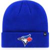'47 MLB Unisex-Adult Primary Logo Cuffed Knit Primary Logo Team Color Beanie Hat Cold Weather Hat, One Size (Toronto Blue Jays Blue) view 2