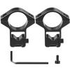 LONSEL 1'' Dovetail Scope Rings, 2 Pack High Profile or Medium Profile 1 Inch Scope Mount Rings for 11mm Dovetail Rails (Single Screw - High Profile - 2 Pcs) view 4