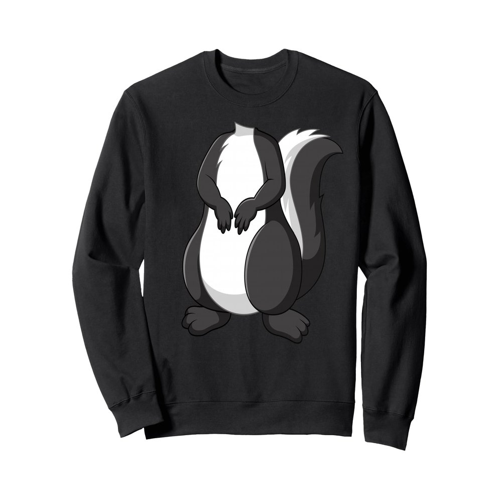 Skunk Shirt Adult Kids Men Women Skunk Costume Sweatshirt