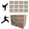 TDIAVH 12pcs Taekwondo Karate Breaking Boards,17mm Thicknesses Breaking Boards Martial Arts,Wood Boards for Breaking,ata Taekwondo Rebreakable Boards Practice Performing for Adult view 1