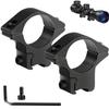 LONSEL 1'' Dovetail Scope Rings, 2 Pack High Profile or Medium Profile 1 Inch Scope Mount Rings for 11mm Dovetail Rails (Single Screw - Low Profile - 2 Pcs) view 1