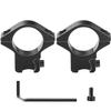 LONSEL 1'' Dovetail Scope Rings, 2 Pack High Profile or Medium Profile 1 Inch Scope Mount Rings for 11mm Dovetail Rails (Single Screw - Low Profile - 2 Pcs) view 4