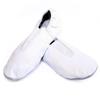 Toddler & Kids White Gymnastics Shoes - Trampoline & Tumbling - Agility Gym Shoes, Goat Leather Slip-on Rubber Sole, White, 1 Little Kid view 1