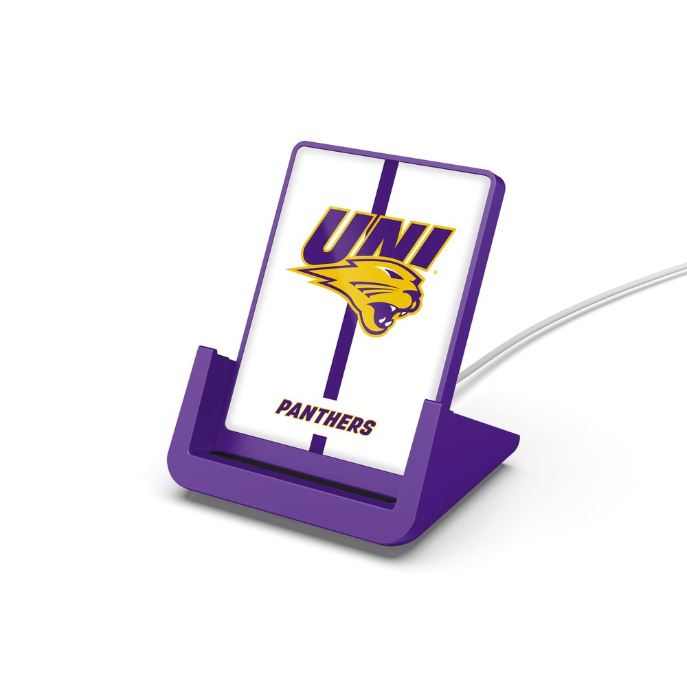 SOAR NCAA Cell Phone Wireless Charging Stand V.4, Northern Iowa Panthers