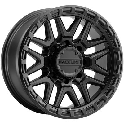 Raceline Wheels KRANK SATIN BLACK 20X9 8X170 0mm