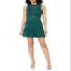 Saylor Rent the Runway Pre-Loved Emerald Rosemary Lace Dress, Green, Medium view 1