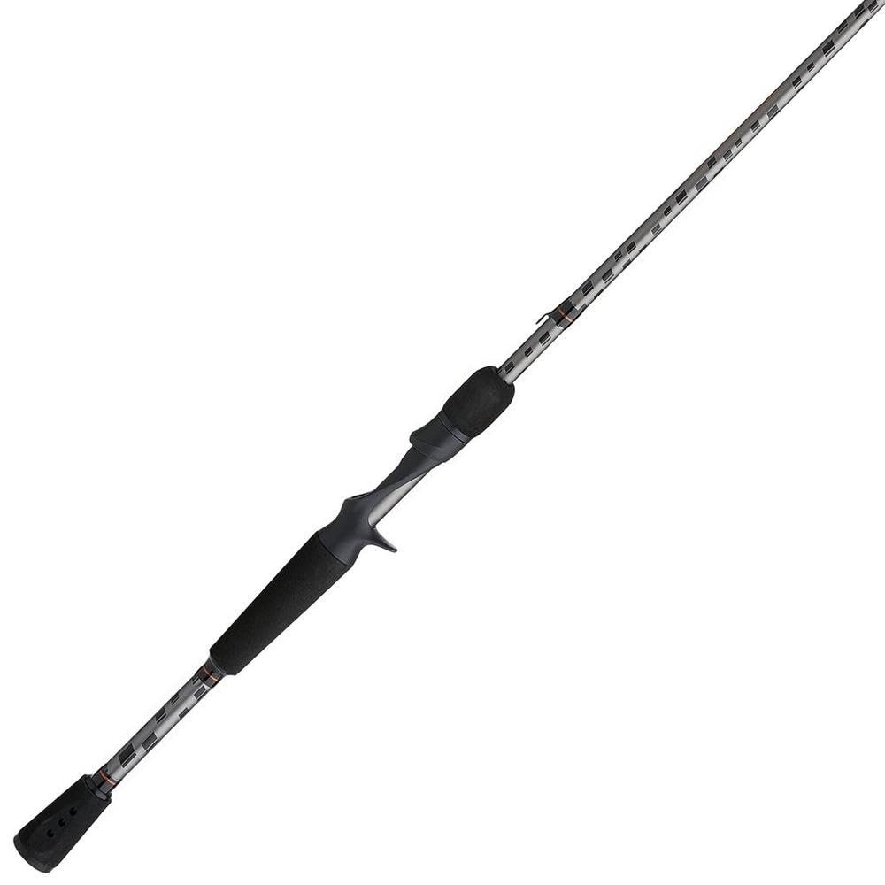 Abu Garcia 7'3" Vengeance Casting Fishing Rod, 1-Piece Rod, Medium Heavy Rod Power, Fast Action, Custom Ergonomic Reel Seat, Comfortable EVA Handle, 24-Ton Graphite Blank