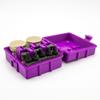 Leerburg Five Odor Scent Kit - No Odors Included, Empty Training Set for Scent Work or Police or Military Detection Dog Training (Purple), 5 Earth Magnet Odor Boxes - Supply Your Own Training Odors view 3