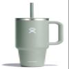 Hydro Flask Travel Tumbler with Handle, Lid and Straw - Insulated Stainless Steel in 40 Oz Agave view 1