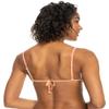 Roxy Women's Standard Ribbed Love The Quiver Bikini Top, Salmon 241 view 2