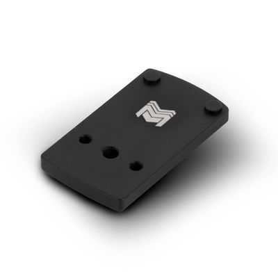 Monstrum Dovetail Red Dot Mounting Plate for Glock Pistols | for Non-MOS Version Glock 17 19 20 21 22 23 34 35 40 41 45 47 | Compatible with Holosun RMSc/407k/507k/K Footprint Red Dots