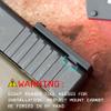 Monstrum Dovetail Red Dot Mounting Plate for Glock Pistols | for Non-MOS Version Glock 17 19 20 21 22 23 34 35 40 41 45 47 | Compatible with Holosun RMSc/407k/507k/K Footprint Red Dots view 3