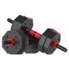Adjustable Dumbbell Set Home Fitness Adjustable Weight for Men and Women, Office Strength Training Barbell, Gym Equipment (Color : Black red, Size : 7.5kg/16.5lb*2pcs) view 1