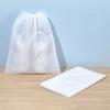 ECYC Ltd 25 Pcs Dust Shoe Bags with Drawstring, Non-Woven Fabric Shoe Storage Pouch Dust Proof Shoe Cover Portable Travel Shoe Bags for Home or Traveling Storing Packing Accessories, 24x38cm view 2