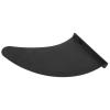 11in/28cm Surf SUP Fin, PVC Fixed Socket Center Stabilizer Attachment Replacement for Longboard Surfboard,Black view 2