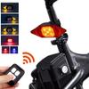 ihreesy Bike Tail Light with Remote Control,Waterproof Warning Cycling Light Universal Bike Brake Rear Lights Rechargeable Bike Turn Signals Lights for Night Cycling view 3