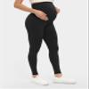 Buttergene Women's Maternity Leggings over the Belly Pregnancy Active Wear Workout Yoga Tights Pants view 3