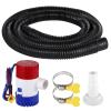Bilge Pump Kit, 1-1/8 Inch Dia Bilge Pump Installation Kit, Boat Bilge Water Pump, 12V 1100gph Electric Boat Bilge Water Pump, 6 FT Hose, for Boating Aquaculture Industrial Use view 1